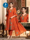 Khushboo By Kaya Mul Chanderi Bulk Kurti With Bottom Dupatta Orders In India
